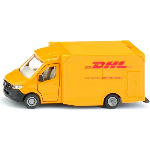 SUPER Mercedes-Benz Sprinter DHL Modellfahrzeug - Spielzeug, Maßstab 1:50, ideal für Kinder ab 36 Monaten und Sammler, detailgetreue Nachbildung des beliebten Lieferwagens.