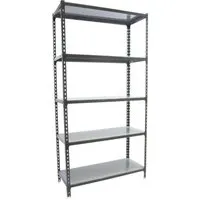 PROREGAL Schwerlastregal Metal Shark 180x80x30cm - Werkstatteinrichtung mit 180kg Fachlast pro Ebene, extrem stabil und in nur 10-15 Minuten montierbar – ideal für Werkstatt, Lager oder Keller.