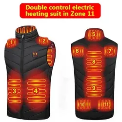 trends for living Beheizbare Weste mit 11 Heizzonen, schwarz S