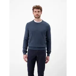 LERROS Strickpullover STRICK 1/1 ARM in Classic Navy - Bequemer Strickpullover aus 100% Baumwolle, perfekt für jeden Anlass und in Größe M erhältlich.