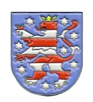 FahnenMax® Pin Anstecker Thüringen Wappen