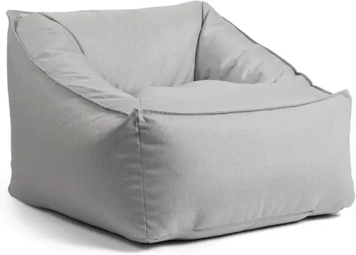 mokebo Gartensessel 'Der Sunnyboy' – Bequemer Outdoor Sitzsack in Lichtgrau