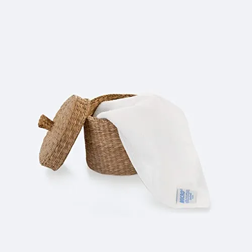 Bizzico 2 x Mikrofaser Peeling Tuch, 25x30 cm, Unparfümiert, für empfindliche Haut