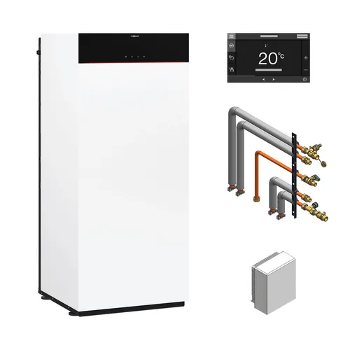 VIESSMANN Gas-Brennwert-Kompaktgerät Vitodens 222-F, 19 kW