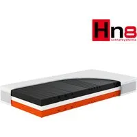 Hn8 Schlafsysteme 7-Zonen Kaltschaum-Matratze Sleep Balance Pro 140 x 200 cm - Matratze mit Wendefunktion und 7-Zonen Schnitttechnik, ideal für Seitenschläfer. Atmungsaktiv und waschbar bei 40 °C, perfekt für Allergiker und stark schwitzende Personen.