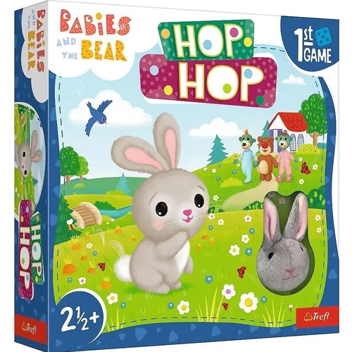 Trefl Erstes Spiel - Hop Hop! (Deutsch, Französisch, Italienisch, Englisch) (02435 TREFL)