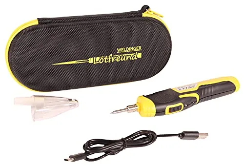 WELDINGER Lötfreund akku Feinlötkolben mit Li-Ionen-Akku in Softbox