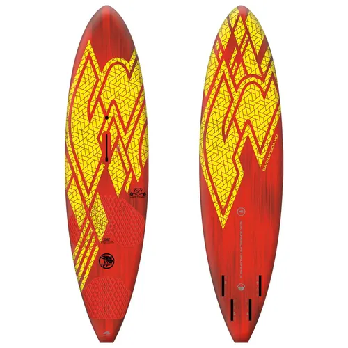F2 Junior Windsurfboard Barracuda HD 66 l Rot/Weiss 2024/25 - Sportliches Windsurfboard für Kids, ideal für Einsteiger. Leicht und wendig, perfekt für unvergessliche Abenteuer auf dem Wasser.