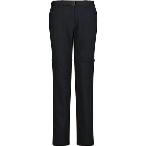 CMP Stretch-Zipp-Off-Hose für Damen, Anthrazit, D48 von CMP