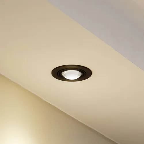 Lindby Einbaustrahler Jyla Schwarz 1-flammig GX53 - Moderner Einbaustrahler in mattem Schwarz, ideal für die Innenbeleuchtung. Kompakt und energieeffizient, perfekt für stilvolle Akzente in jedem Raum.