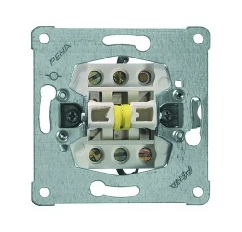 PEHA Schalter, Jalousieschalter 1p Unterputz Wippe IP20 Elektrische/mechanische