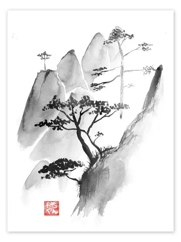 Posterlounge Wandbild Klippe I, Péchane, erhältlich als Poster, Leinwandbild, Wandsticker oder Acrylglasbild