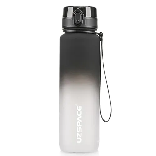 UZSPACE Trinkflasche 500ml/800ml/1L, Sport Trinkflasche Kinder Auslaufsicher, Tritan & BPA-frei Wasserflasche für fahrrad, fitness,Outdoor