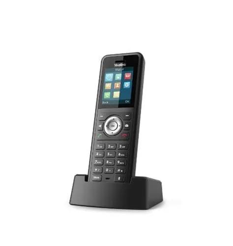 Yealink W59R Schnurlos DECT VoIP-Telefon - Festnetztelefon mit Bluetooth-Funktion und kabellosem Design, ideal für flexibles Arbeiten und hohe Mobilität im Büro.