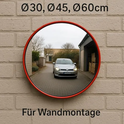 Produktbild Verkehrsspiegel BESTVIEW 45 cm – Sicherheitsüberwachung für unübersichtliche Stellen