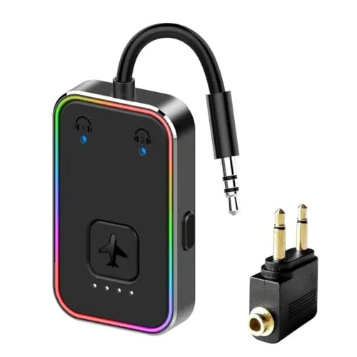 Bluetooth Transmitter 5.4 aptX Klinke Adapter 2-in-1 Sender Empfänger