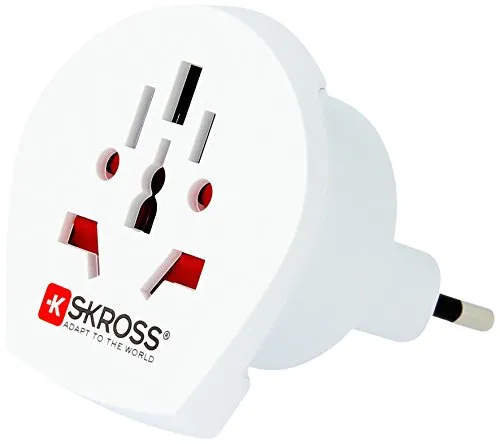 SKROSS® Country Adapter World to Italy: Reiseadapter für Reisen in Länder, die den italienischen Standard verwenden