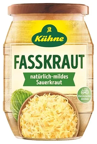 Kühne Fasskraut natürlich-mildes Sauerkraut, 720ml