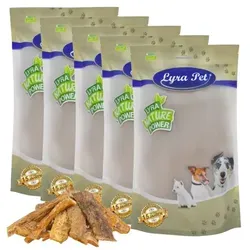 Lyra Pet® Rindernackensehnen 5 kg - Premium Kausnack für Hunde - Hundefutter: Genießen Sie extra langen Kaugenuss mit unseren fettarmen, geruchsarmen Rindernackensehnen, die die Zähne Ihres Hundes auf natürliche Weise reinigen und die Gebissmuskulatur stärken.