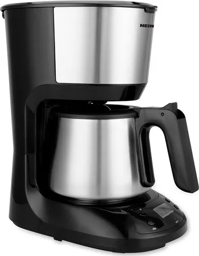 Heinner HCM-D750SSBK Filterkaffeemaschine, 1,25 l, Schwarz/Edelstahl