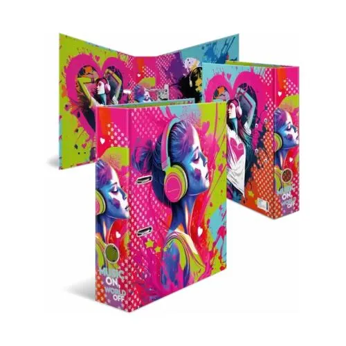 HERMA Ordner A4 Musik Mädchen