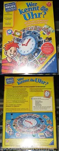 Ravensburger 25056 Lernspiel Wer kennt die Uhr?