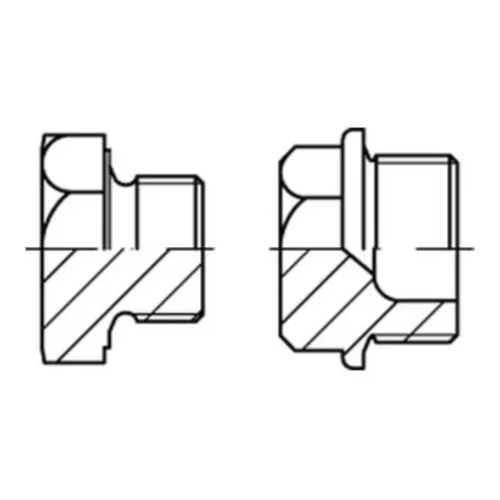 Reyher Verschlußschrauben DIN 7604 A 4 A M 10 x 1 A 4 (10 Stück)