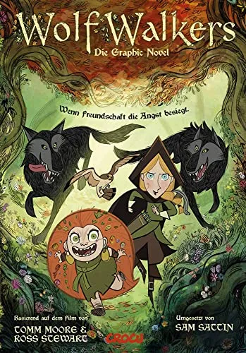 Wolfwalkers: Die Graphic Novel - Fesselnde Graphic Novel, die die magische Welt von Wolfwalkers entfaltet, ideal für Manga-Liebhaber und Fans von Abenteuer und Fantasie.