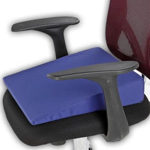 ELONEO Keilkissen für gesunde Sitzhaltung - Physiotherapie: Fördert eine aufrechte Sitzhaltung, entlastet die Bandscheiben und ist ideal für Auto, Büro und Reisen. Mit abnehmbarem Baumwollbezug für einfache Pflege.