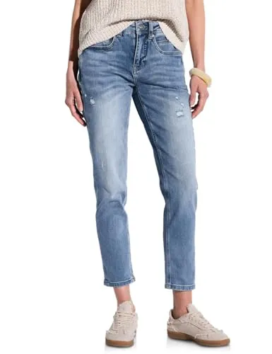 STREET ONE Damen A379031 Jeans im Destroyed Look von Street One
