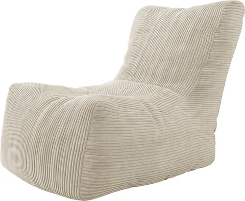 Mirjan24 Rechteckiger Sitzsack in Beige, 80x90x100 cm