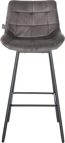 Deluke Barhocker Set, Grau, 4er Set, Esszimmer, Barmöbel