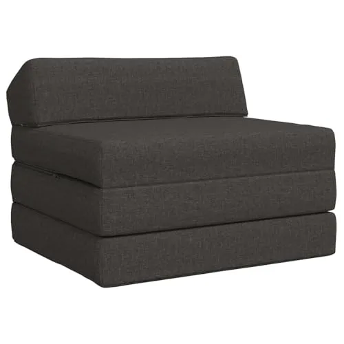 vidaXL Klappsofa Bett Dunkelgrau 200 x 70 cm