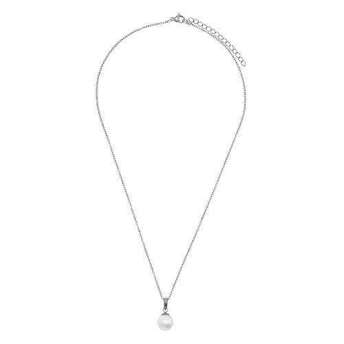 Heideman Halskette Alenia Damen - Elegante Edelstahlkette mit Perle - Ketten für Damen: Hochwertiger, hypoallergener Edelstahl, perfekt für empfindliche Haut und ideal als Geschenk in eleganter Box.