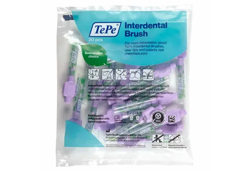 TePe Interdentalbürsten 20 Stück extra Soft Zahnreinigungsstäbchen aus Schweden