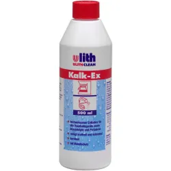 WBV-Oelde GmbH & Co.KG Ulithclean Kalk-Ex Entkalker, Hochwirksamer Entkalker für Haushaltsgeräte, sowie Brauseköpfe und Perlatoren, 500 ml - Flasche 247002