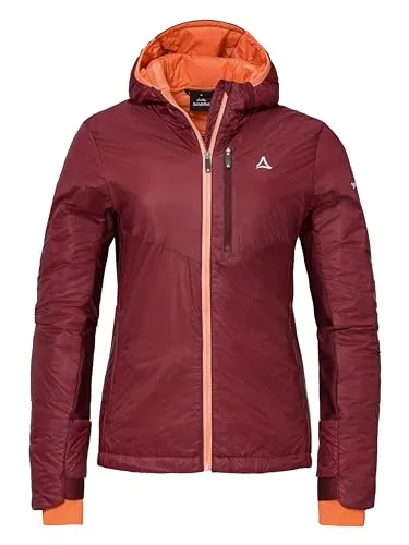 Schöffel Damen Ins Hybrid Black Raven L - Leichte MTB Jacke - Funktionsjacke mit 4D BODY MAPPING für beste Bewegungsfreiheit und optimales Körperklima. Atmungsaktive und wärmende Eigenschaften, ideal für Radsportler.