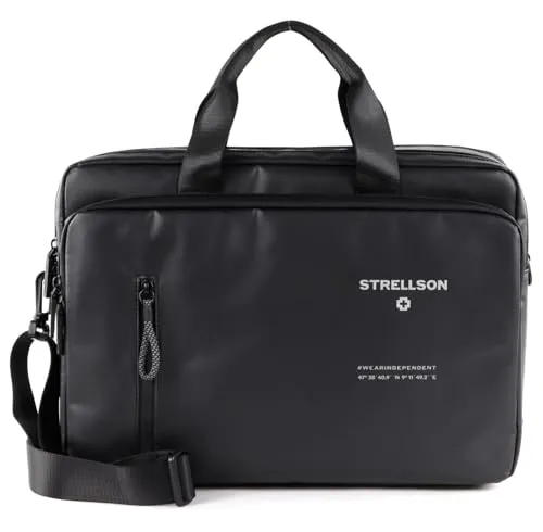 Strellson Aktentasche Stockwell 2.0 Charles schwarz - Hochwertige Aktentasche aus robustem Kunststoff, ideal für den modernen Herren. Mit praktischem Innenfach und stilvollem Design, perfekt für Beruf und Alltag.
