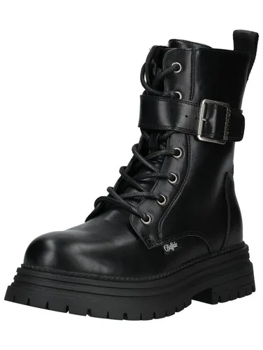 Buffalo Stiefelette Lennox Lace Up Mid in schwarz von Buffalo