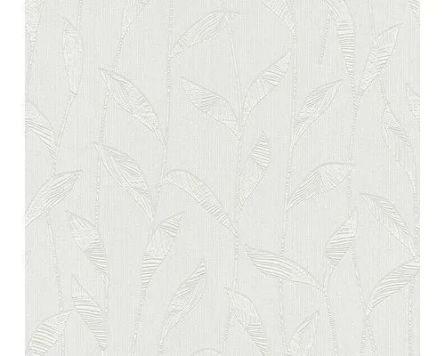 Vliestapete 38472-1 überstreichbar Blätter weiß