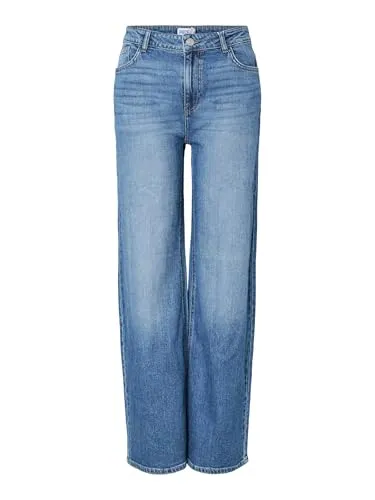Produktbild pieces Weite Jeans PCSILKE MW WIDE JEANS MB NOOS BC