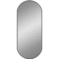 Produktbild vidaXL Wandspiegel Oval Schwarz 70x30cm