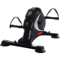SPORTNOW Pedaltrainer - Leiser Mini Heimtrainer mit 8 Stufen Magnetwiderstand - Übungsgeräte für Füße, ideal für Senioren zur Stärkung von Arm- und Beinmuskulatur mit leisen Widerstandsstufen und integriertem LCD-Display zur Fortschrittsverfolgung.