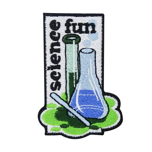 Science Fun Patch zum Aufbügeln | Chemie Physik Biologie Patches, Bügelflicken