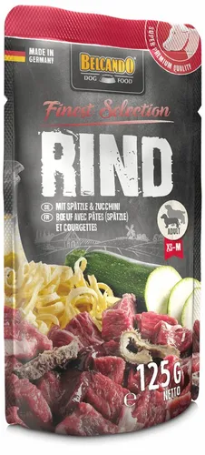 BELCANDO Frischebeutel Rind mit Spätzle & Zucchini 12x125g von BELCANDO