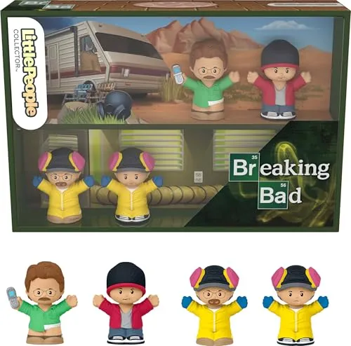 Little People Collectors Special Edition Sets für Erwachsene & Fans, 4 Figuren in Einer Displaybox (Breaking Bad)