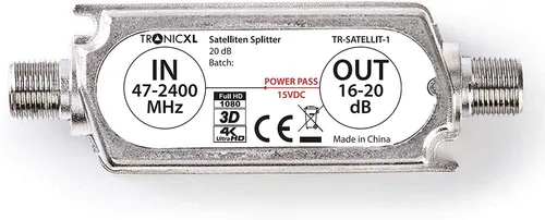 20dB DVBS2 DVB-S2 Satelliten Inline SAT Verstärker