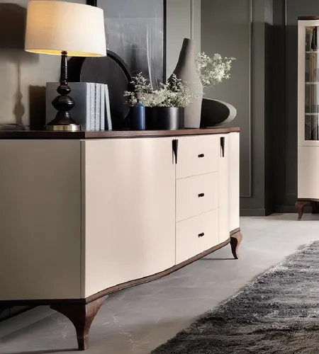 Klassische Kommode mit 3 Schubladen in Weiß - Vielseitige Kommode für jeden Raum, bietet großzügigen Stauraum und besticht durch ihr elegantes Design. Ideal für Wohnzimmer, Schlafzimmer oder Flur.