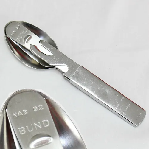 Feldessbesteck Bundeswehr aus rostfreiem Stahl, 4-teilig von rostfreier Stahl