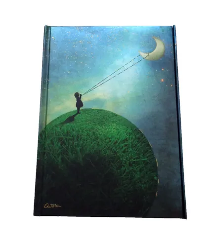 Notizbuch FLAME TREE Magnetverschluss LEYKAM ALPINA